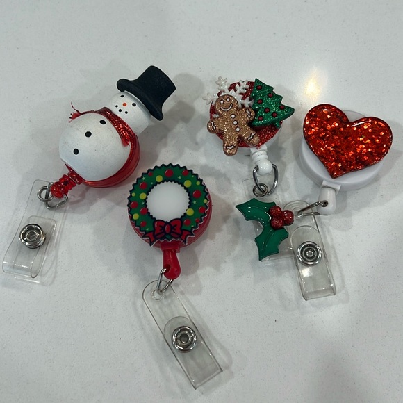 ⛄️🫚🎄 Cute. Name Badge Holder Bundle. - Picture 1 of 16